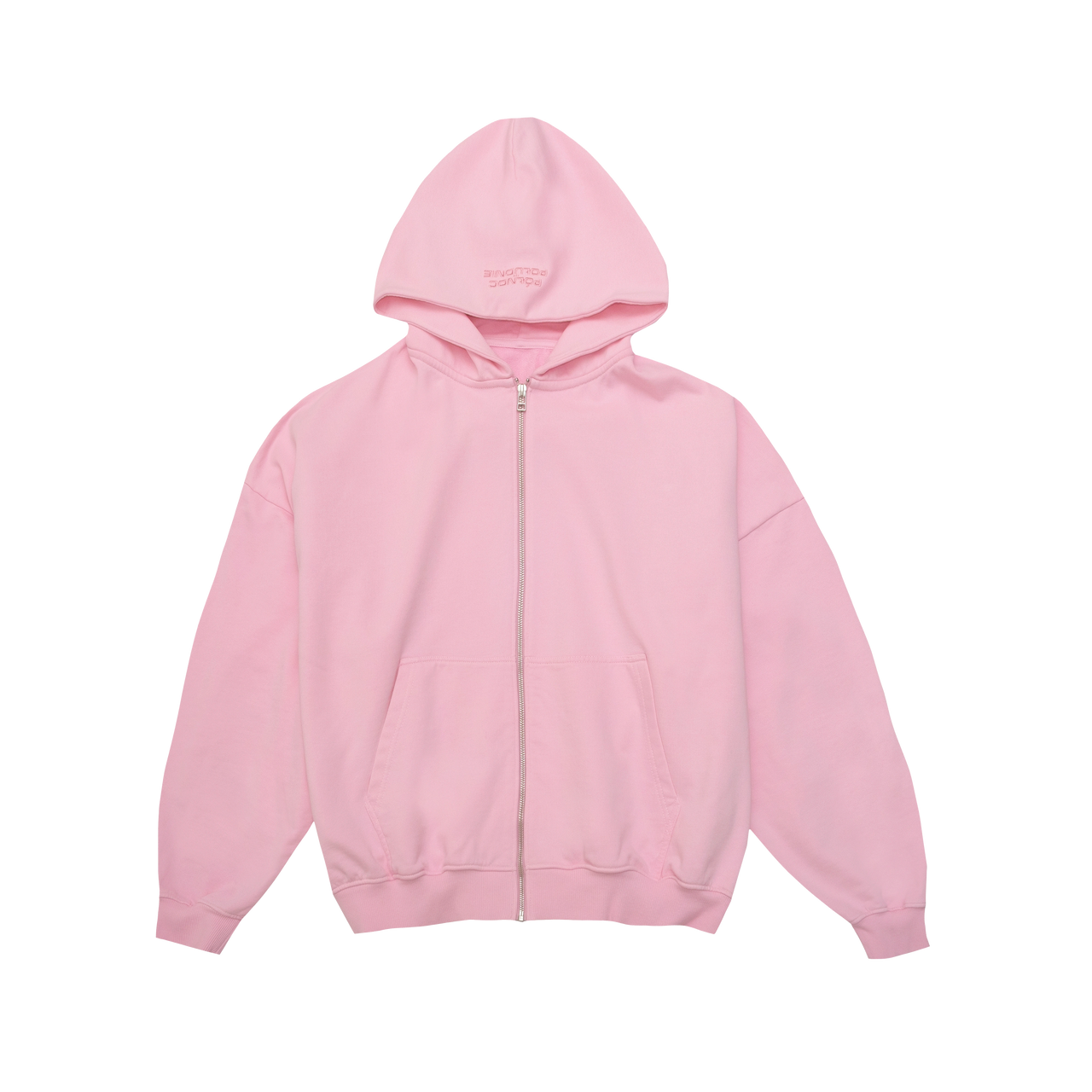 Zip Hoodie ,,PÓŁNOC / POŁUDNIE” Pink