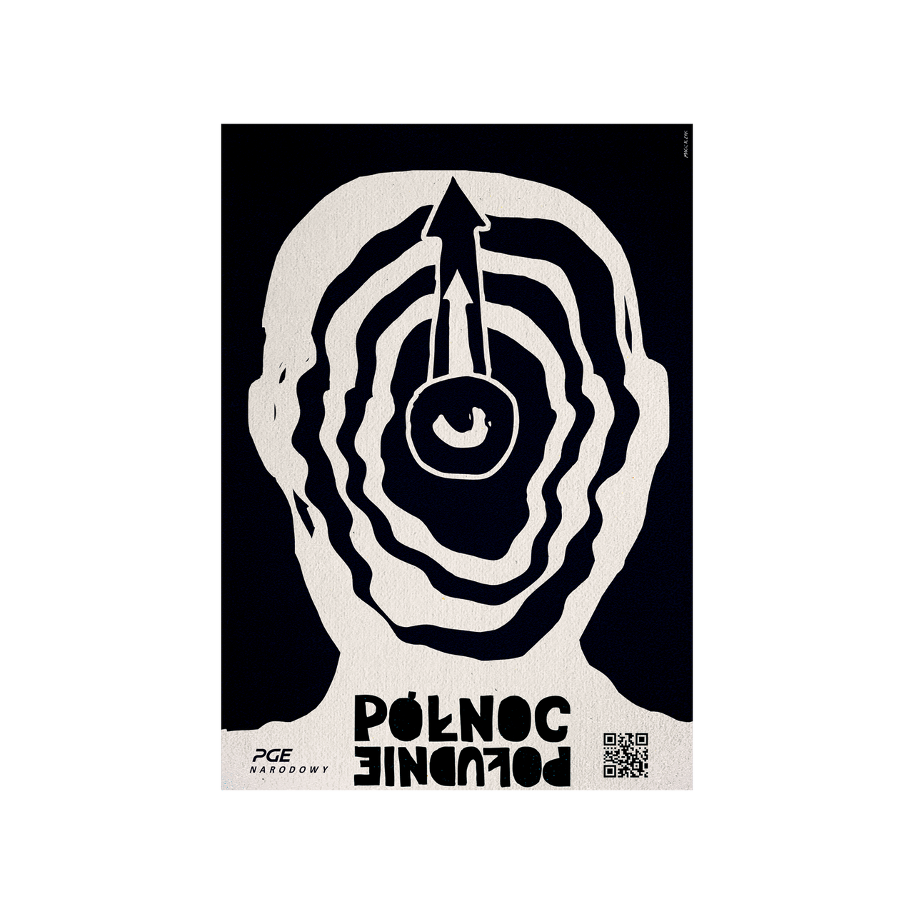 ,,PÓŁNOC / POŁUDNIE" (POSTER)
